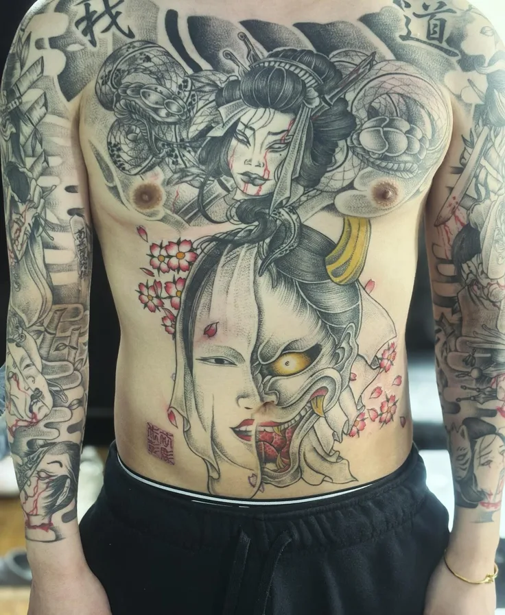 和彫り・腕のタトゥー