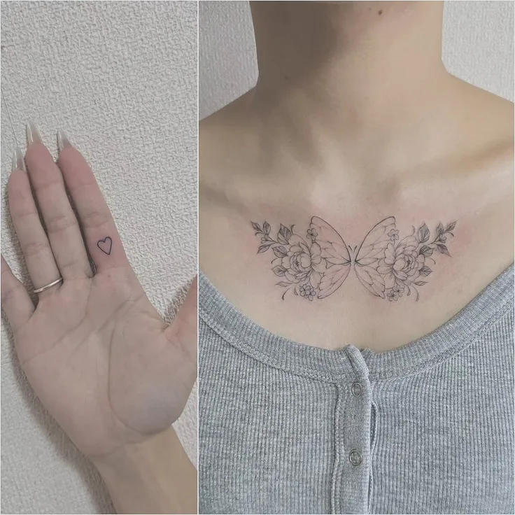 蝶と花