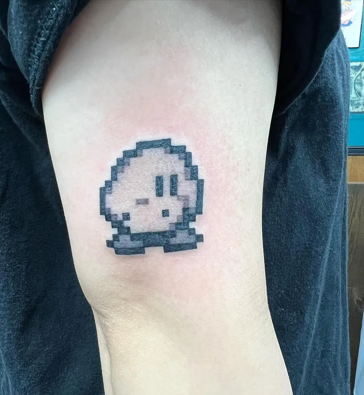 星のカービィのタトゥー