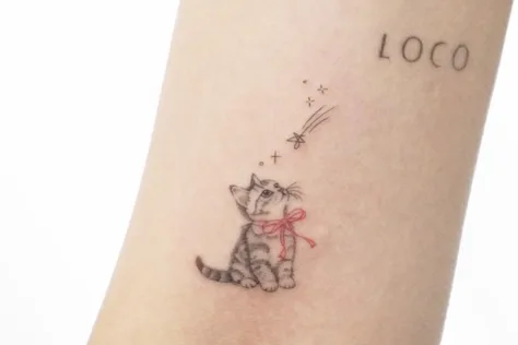 猫のタトゥー