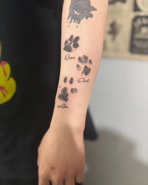 愛犬のタトゥー
