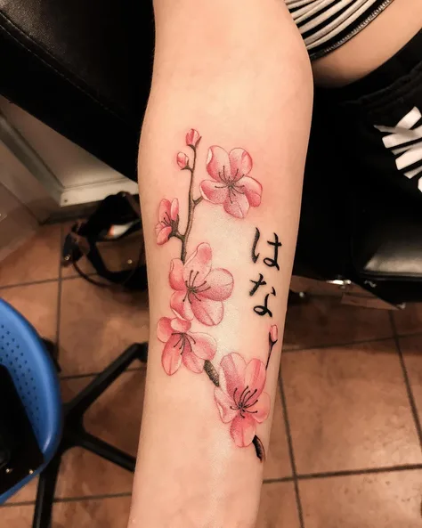 桜の和彫り