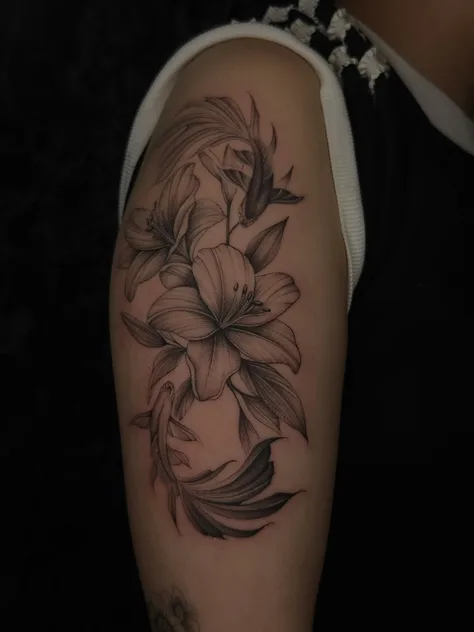花と魚