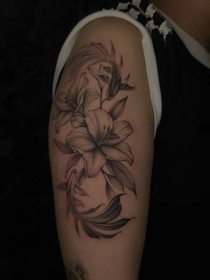 花と魚