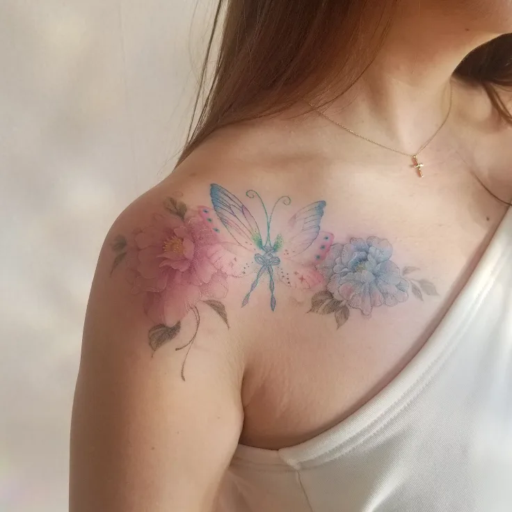 蝶と花
