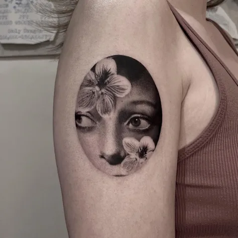 花と女