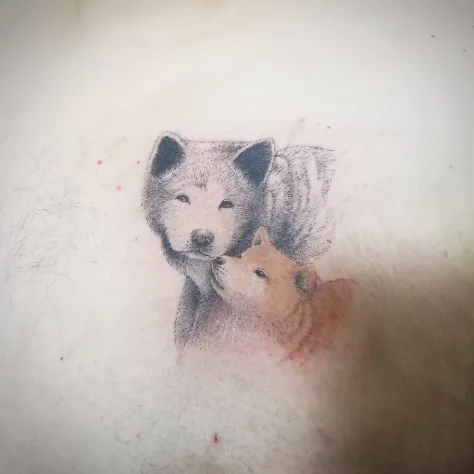 犬のタトゥー
