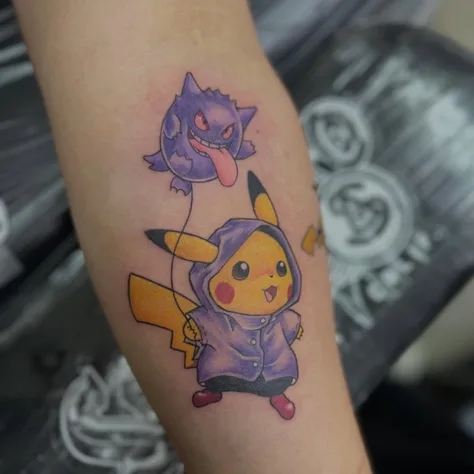 ピカチュウとゲンガー