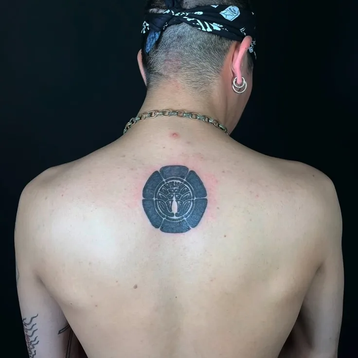 ブラック＆グレーのタトゥー