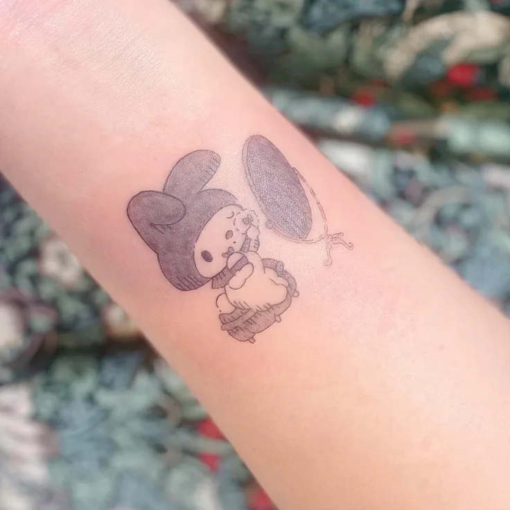 マイメロディと鏡