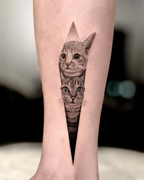 猫のタトゥー