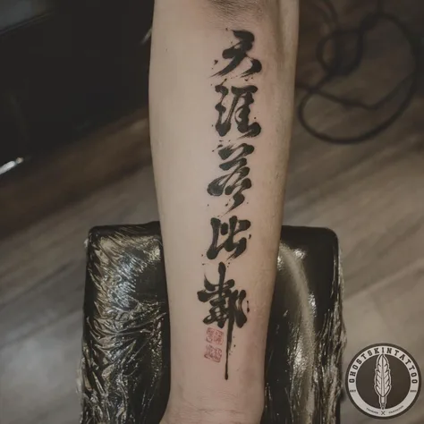 書法字：天涯若比鄰