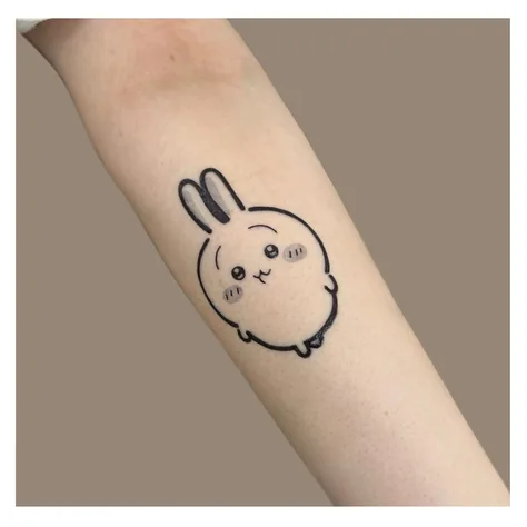 ちいかわうさぎのジャグアタトゥー