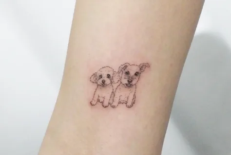 犬のタトゥー