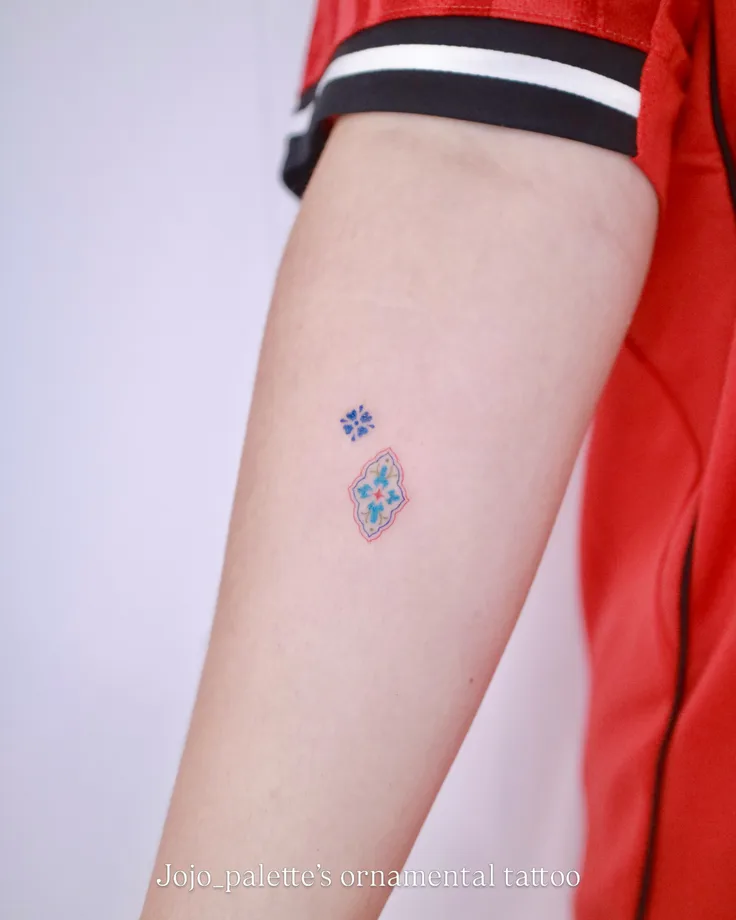 조조의 컬러 오너먼트 타투 🍓