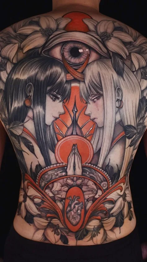 日と月の雙生の刺青