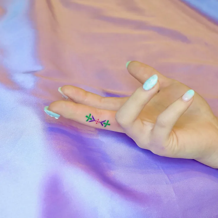 Jojo’s Ornaments on finger💖