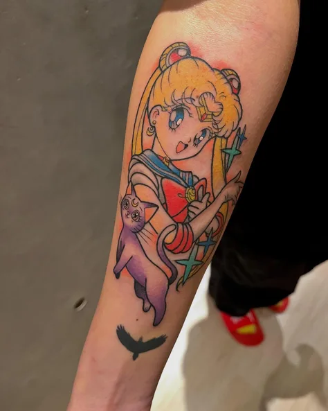 セーラームーンのタトゥー