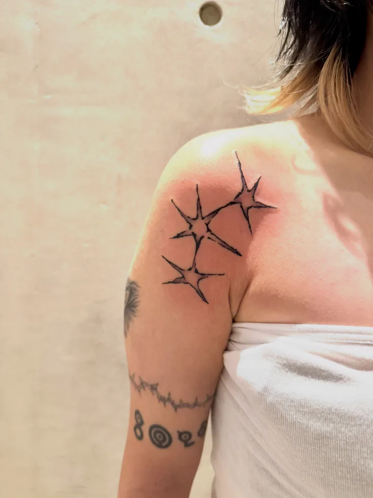 星のタトゥー