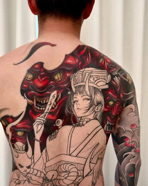 閻魔女王のタトゥー