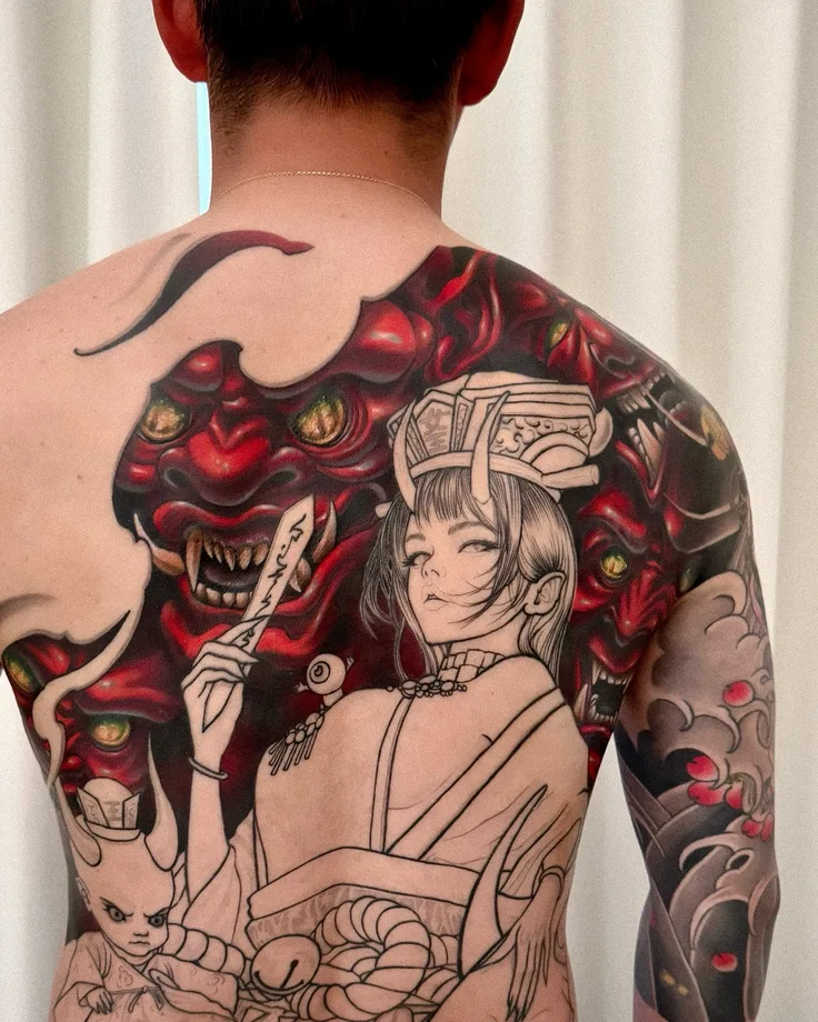 閻魔女王のタトゥー