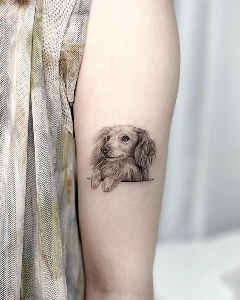 犬のタトゥー