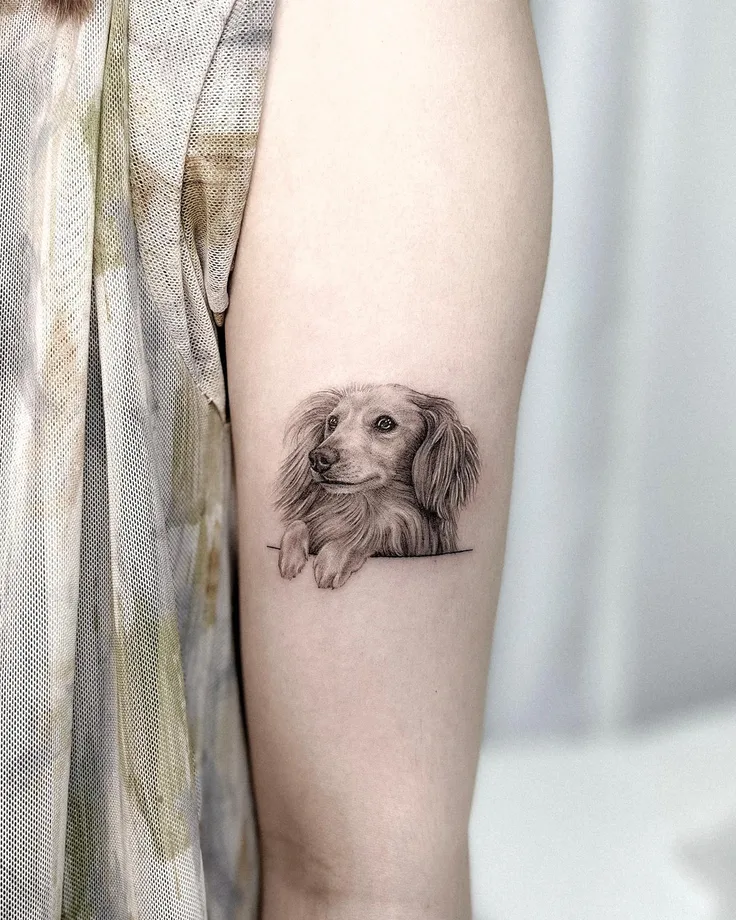 犬のタトゥー