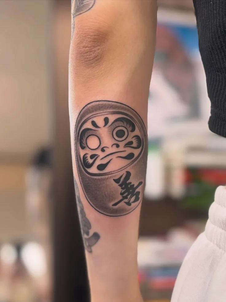 達磨のタトゥー