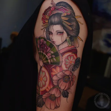 花の刺青
