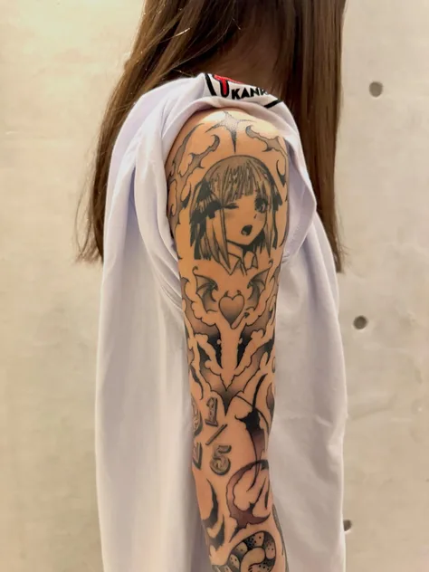 腕の隙間埋め