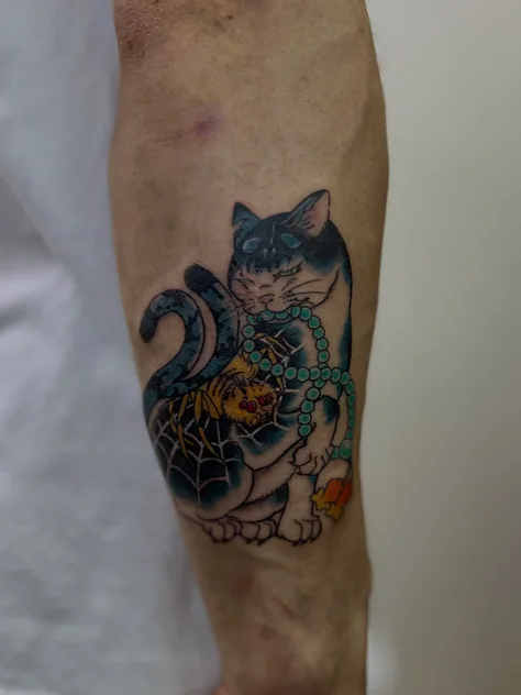 もんもん猫の和彫