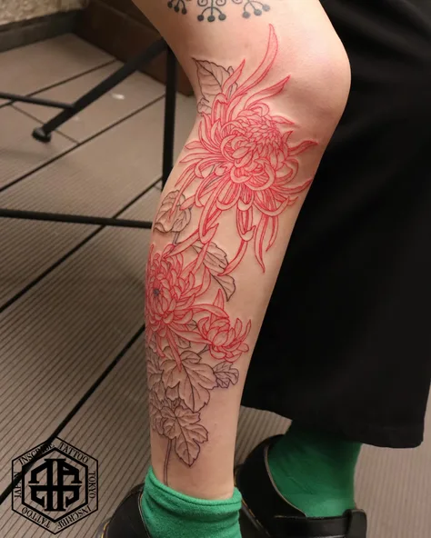 菊のタトゥー