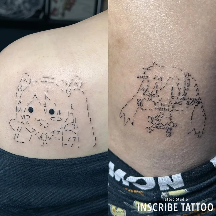 アスキーアートの初音ミク