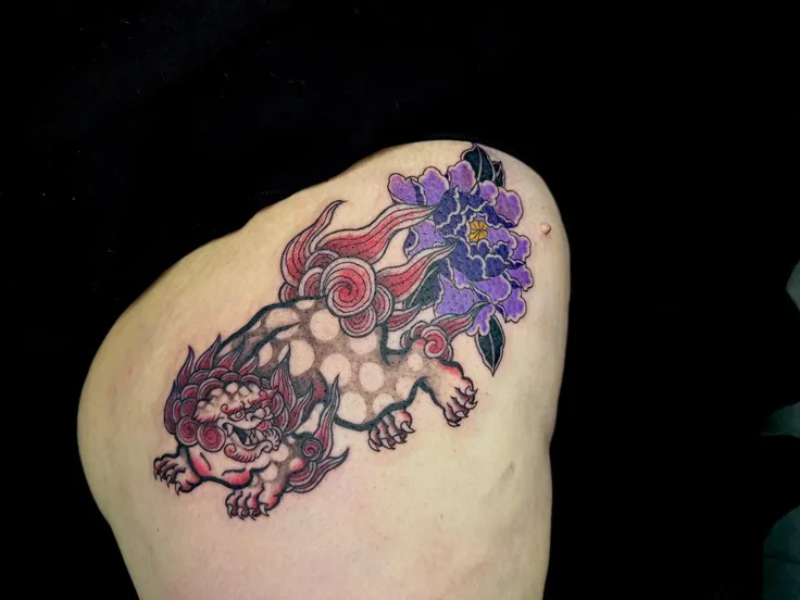 唐獅子牡丹
