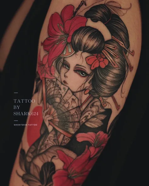 花の刺青