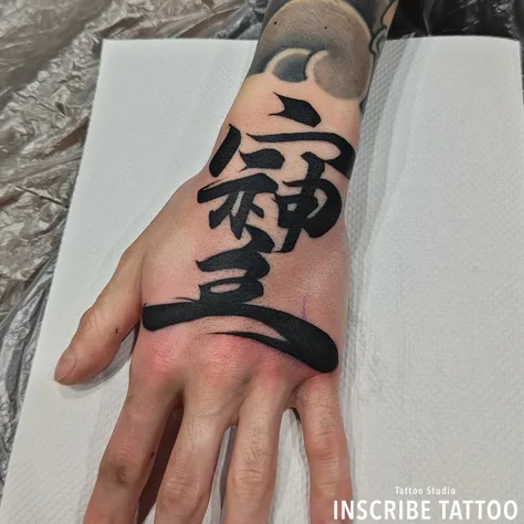 漢字のレタリング