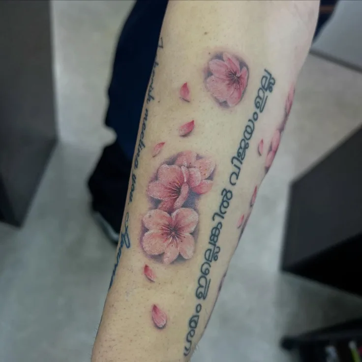 桜のタトゥー