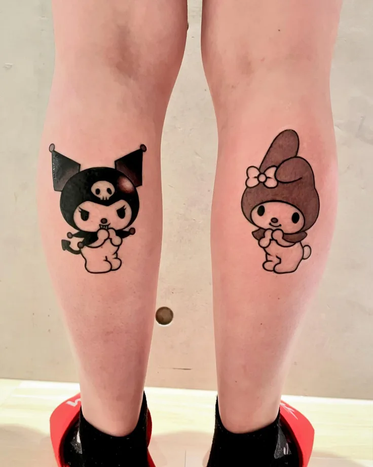 サンリオの仲間たちのタトゥー