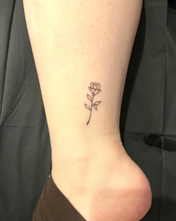 花のタトゥー