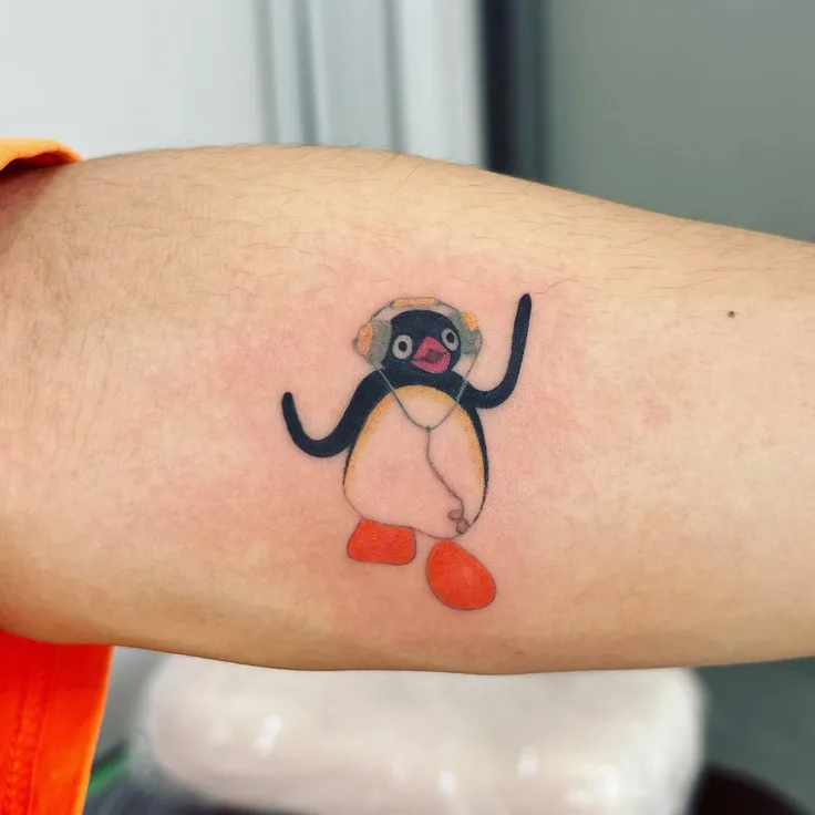 ピングーのカラータトゥー