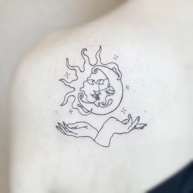 太陽と月