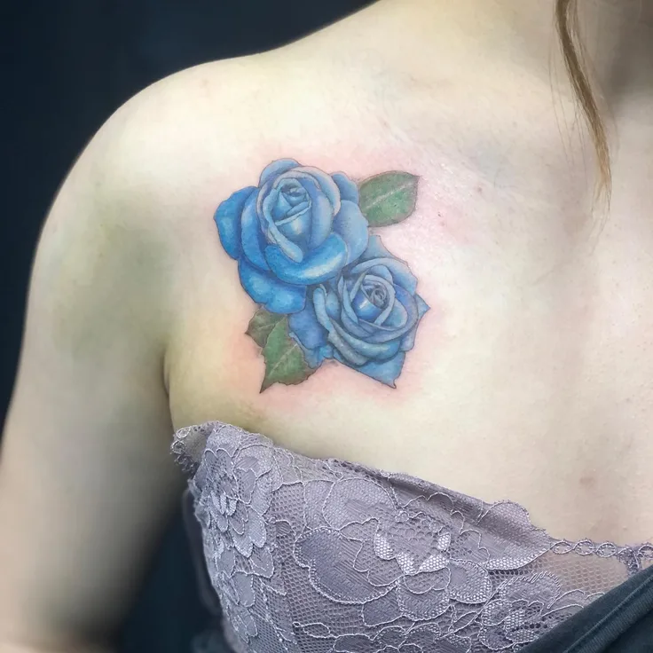 薔薇のミニタトゥー