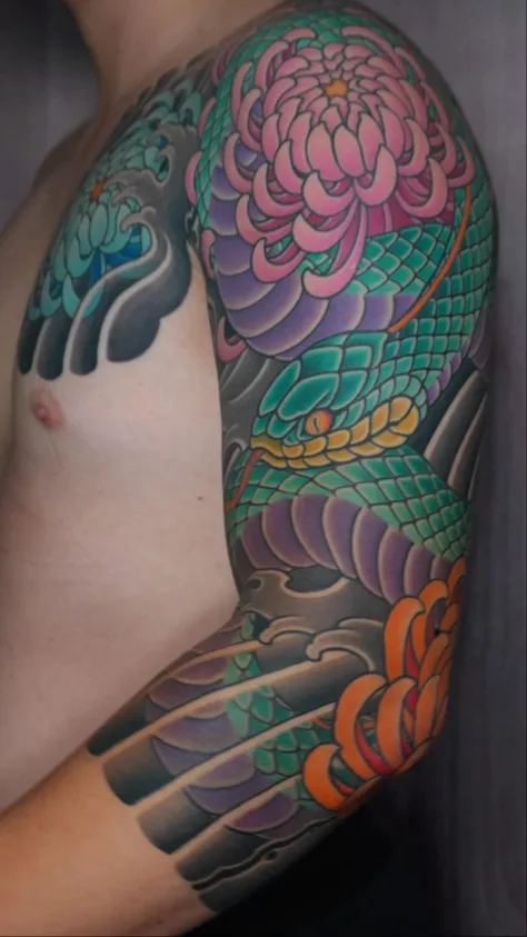 《蛇・菊・浪》
