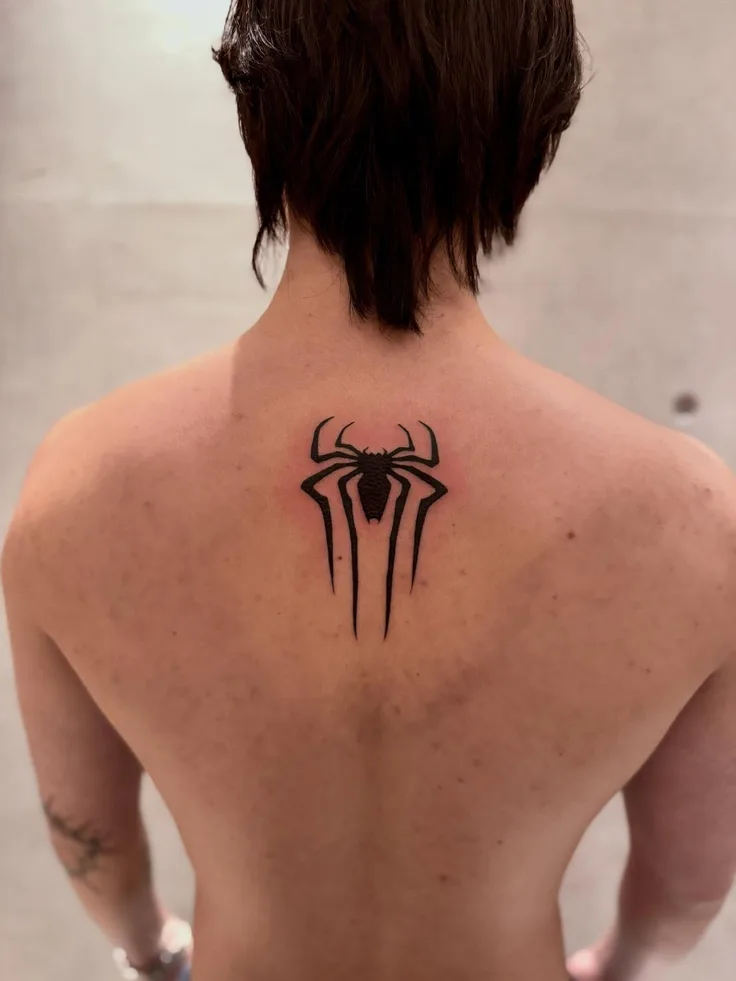 スパイダーマンのマーク