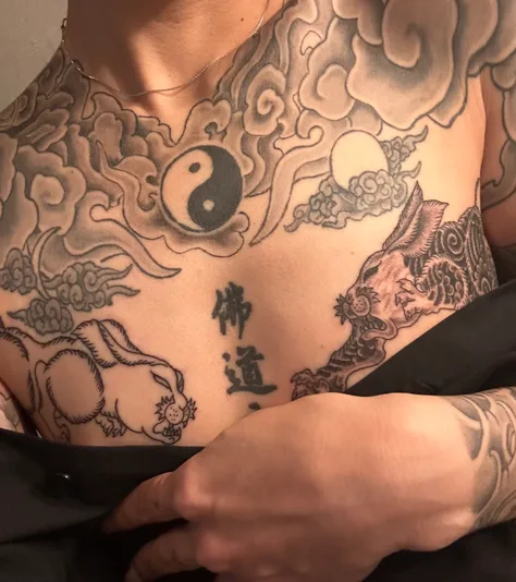 兎二重彫り