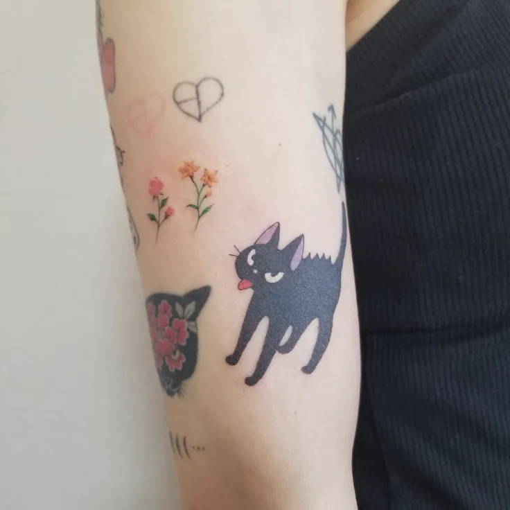 花と猫