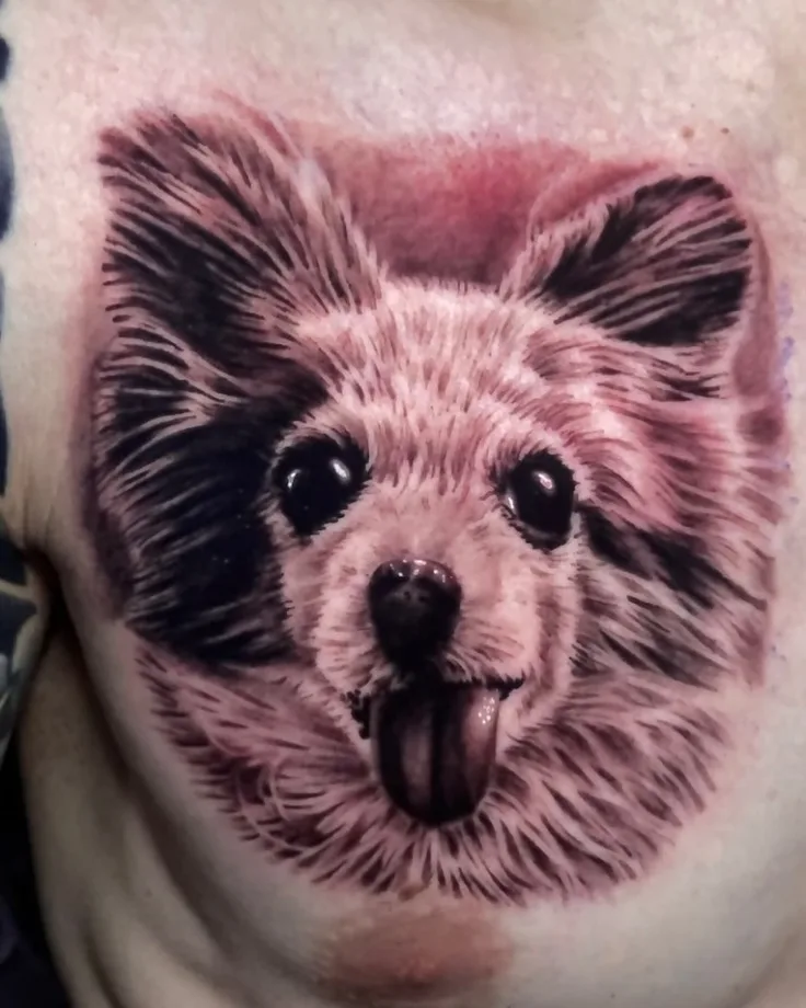犬のタトゥー