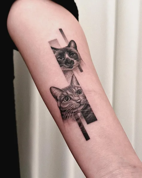 猫のタトゥー