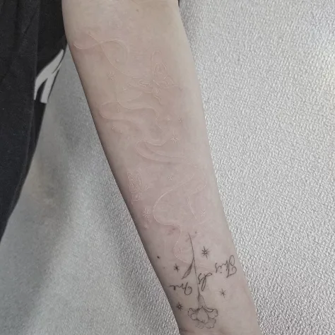 蝶のタトゥー