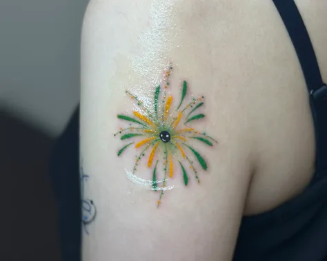 Firework •• green × yellow🎇